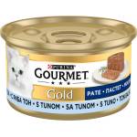 Purina Gourmet gold Пастет за възрастни котки - Риба тон (85 г)
