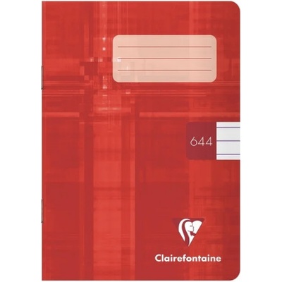 Clairefontaine Školní sešit Metric A6 644 červený