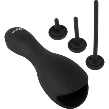 Glans Vibrator with 3 attachable Dilators