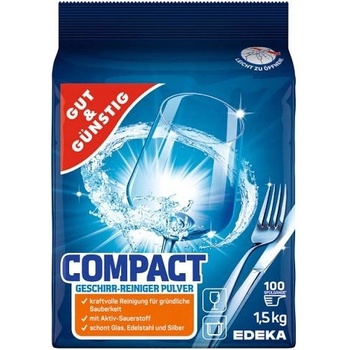 G&G Compact prášok do umývačky riadu 1,5 kg 100 umývaní