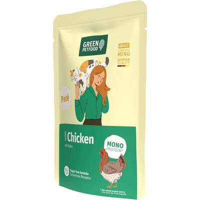 GREEN PETFOOD PATÉ CHICKEN 85 g
