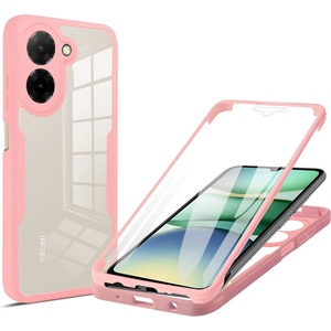 Techsuit Калъф за Xiaomi>Xiaomi Redmi Серия>Redmi A5 4G (стандартен) - Techsuit - ColorVerse 360 Series + Screen Protector - Розов