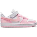 Nike Детски маратонки Nike Kid's Court Borough Low Recraft Sneakers - White / Pink Foam - размер 32 (EU) (702-5665-1018)