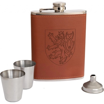 Ploskačka ČESKÝ LEV 8 oz 225 ml