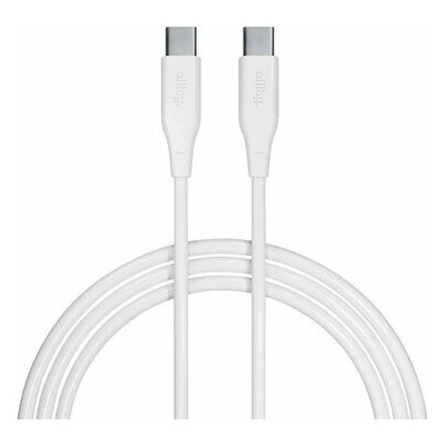 Allity AUC-02 Dátový USB-C/USB-C, 2m, bílý