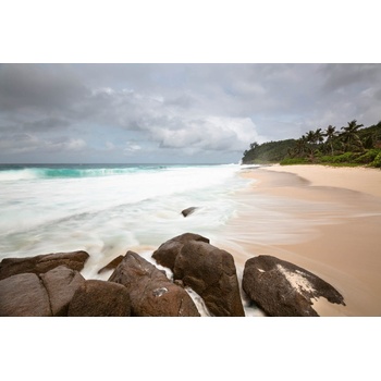 DIMEX ART s. r. o Флизелинов фототапет анс базарка, сейшелски острови 375 x 250 см