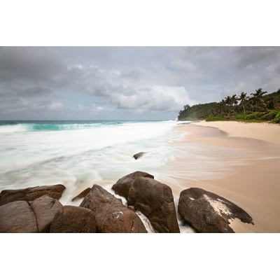 DIMEX ART Флизелинов фототапет анс базарка, сейшелски острови 375 x 250 см