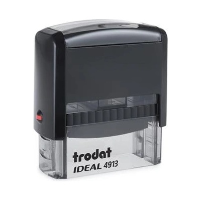 TRODAT Печат, TRODAT "Ideal 4913", черен корпус с черна подложка 4913-P2 (4913-P2)