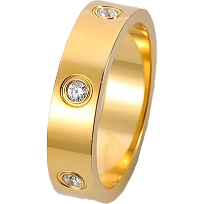 HARAHU Пръстен NO-17346 - Златен / 59mm KP17346 (NO-17346)