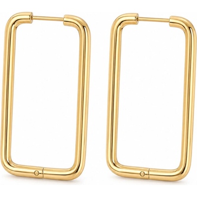 Olivie 10256 Obdĺžnikové náušnice GOLD