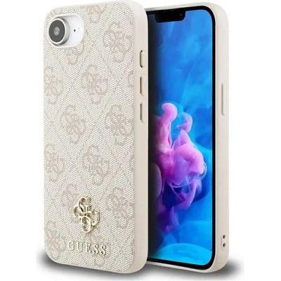 GUESS Калъф Guess 4G Small 4G и Classic MagSafe за iPhone 16e - розов