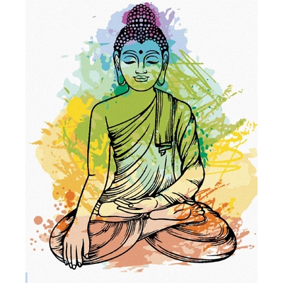 Zuty Malování podle čísel BAREVNÝ BUDDHA