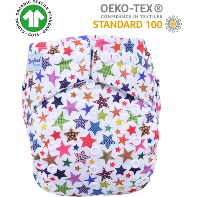 Neocomfort Stars Bambusová kalhotková s oboustrannou vkládací plenou 3-15 kg