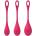 Satisfyer Комплект силиконови вагинални топчета с допълнителни тежести Satisfyer Yoni Power 1 червени