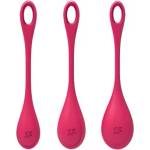 Satisfyer Комплект силиконови вагинални топчета с допълнителни тежести Satisfyer Yoni Power 1 червени