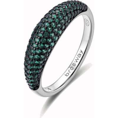 Brosway prsten Fancy Life Green BWFLG125