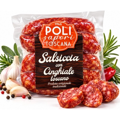 Poli sapori toscana kančí klobásky 170 g