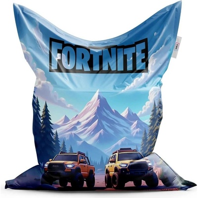 Sablio Sedací vak fortnite Off-road auta 150x100 cm