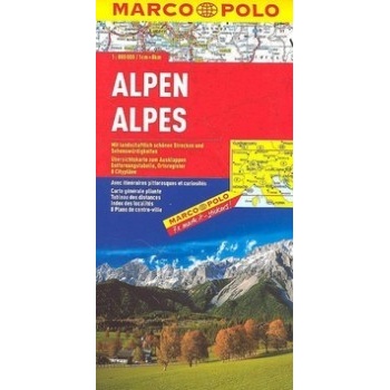 Alpy mapa 1:800T
