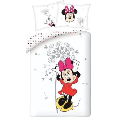 Halantex Obojstranné bavlna obliečky Minnie Mouse MN1967BL 140x200 70x90