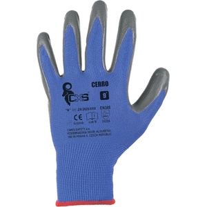 CANIS SAFETY a. s Cxs cerro / Ръкавици, потопени в нитрил - синьо/сиви 7 (341008641007)