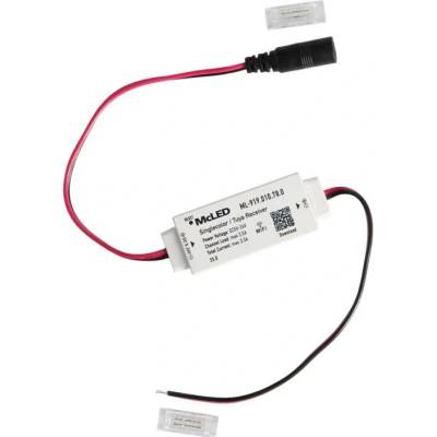 Wifi přijímač Tuya – řízení jasu, Single color (1 kanál), max. 3.5A, 5–24VDC, bílý, IP20