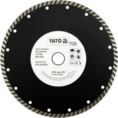 Yato Kotúč diamantový 230 x 22,2 x 3,1 mm YT-6025