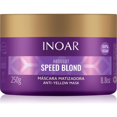 INOAR Absolut Speed Blond подхранваща тонираща маска за руса коса 250 гр