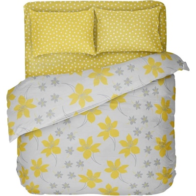 Dilios Двоен спален комплект КРЕСИДА с един плик 100% памук