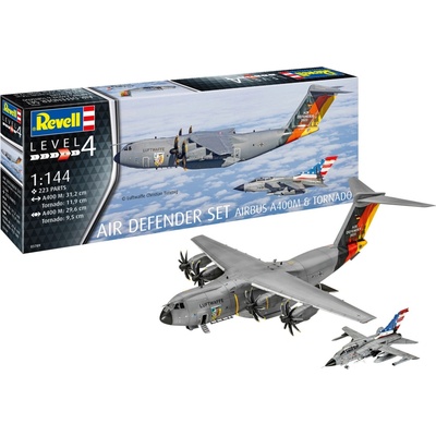 Revell Air Defender Set Airbus A400M + Tornado 1:144