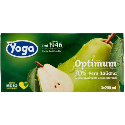 Yoga Hruškový džús 3 x 200 ml