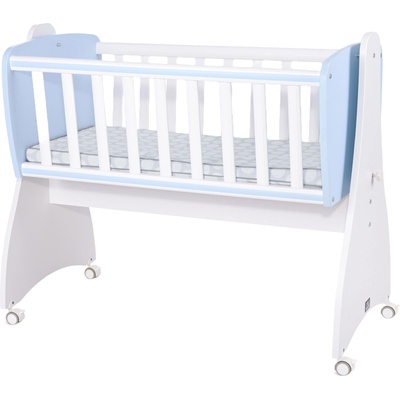 Lorelli Бебешко легло-люлка Lorelli - First Dreams, бяло/синьо (10150550048)