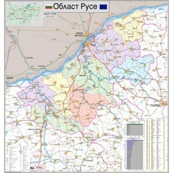 Mapmedia Карта на област Русе