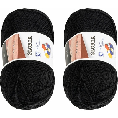 BELLATEX Gloria 50 g set 2 ks - 59005 čierna