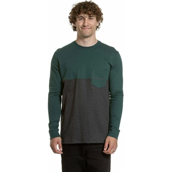 Meatfly мъжка тениска с дълъг ръкав Harvey Botanical / Charcoal Heather Meatfly | Cheren | МЪЖЕ | S