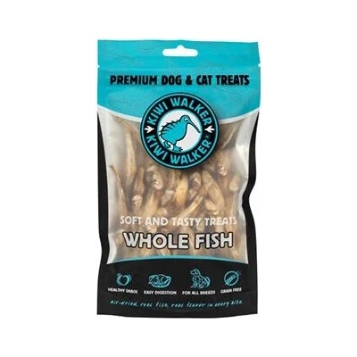 KIWI WALKER Pochoutka vzduchem sušené celé rybky 100 g