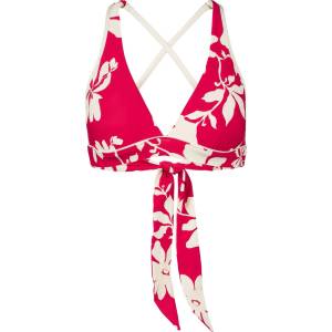 Seafolly Дамско бикини горнище Seafolly Mayflower Multi Fit Longline Tri Bikini top - Cosmo Red - размер 32 (EU) (150-6642-0211)