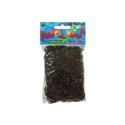 Rainbow Loom Gummibänder Schwarz