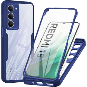 Techsuit Калъф + протектор - Techsuit ColorVerse 360 Series - Xiaomi Redmi 15 4G / Redmi 15 5G - Син