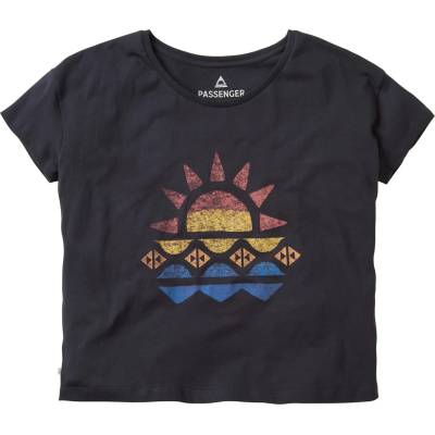 Passenger Дамска тениска Passenger Women's Sunray Recycled Cotton T-Shirt - Black - размер XL (916-4437-0116)