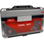 MTX Гедоре комплект MTX 135519, 58 части, 1/2" , CrV, подсилен куфар