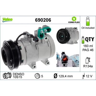Kompresor klimatizace VALEO 690206
