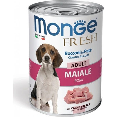 Monge Adult Fresh Dog bravčové mäso v cestíčku 400 g