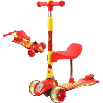 YONGKANG TANGSHENG INDUSTRY Тротинетка 3in1 Музикална със светещи колела и Седалка М20-265