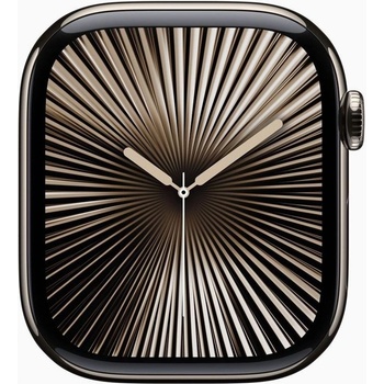 Apple Watch Series 10 42mm Cellular přírodní titan se skálově šedým sportovním řemínkem S/M MWXD3QC/A