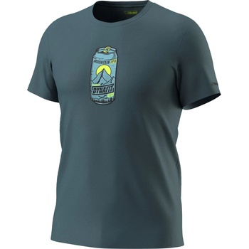 Dynafit Мъжка тениска Dynafit Graphic Cotton S/S Tee T-shirt - Cinder / Beer Can - размер 54 (EU) (016-4591-5715)