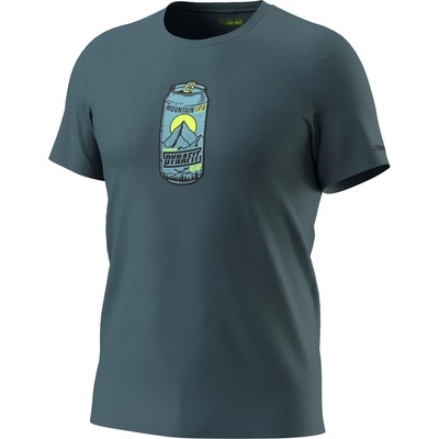 Dynafit Мъжка тениска Dynafit Graphic Cotton S/S Tee T-shirt - Cinder / Beer Can - размер 54 (EU) (016-4591-5715)
