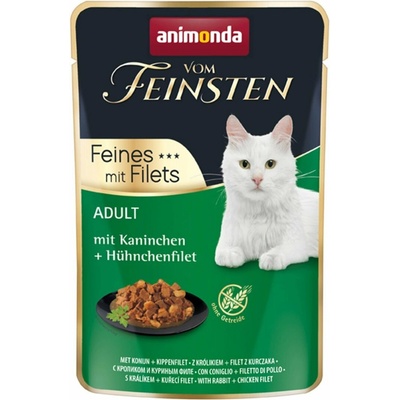 Animonda Vom Feinsten Adult Feine Filets králík a kuřecí filety 18x85 g