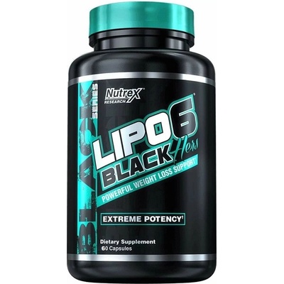Nutrex Lipo 6 Black Hers Extreme Potency Black Series, 60 Caps