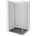 Mexen Roma 90x100 cm + tray square